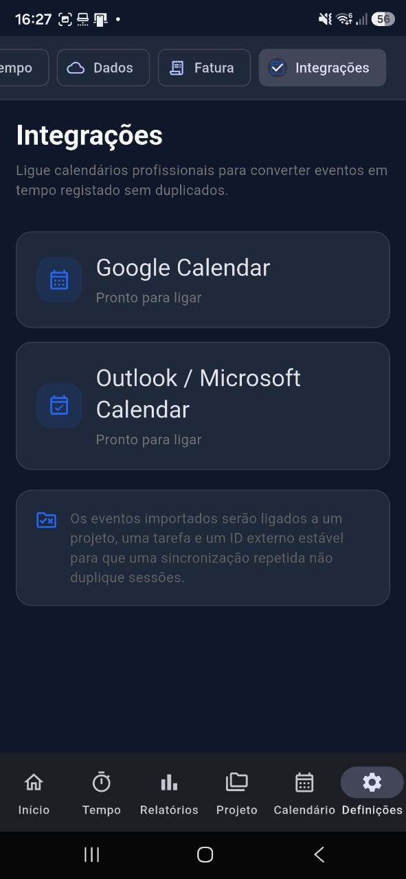 Calendarios conectados — TaskTime for Android