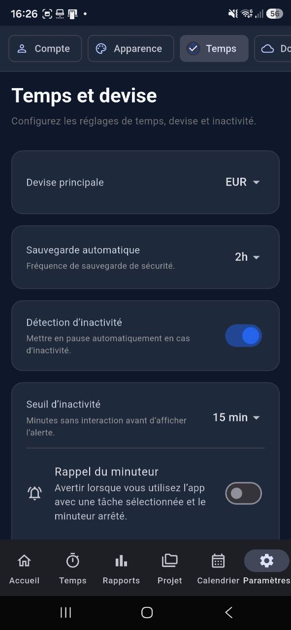 El tiempo bajo control — TaskTime for Android